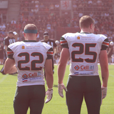 Rotermund + Hebenstreit vor dem Kickoff